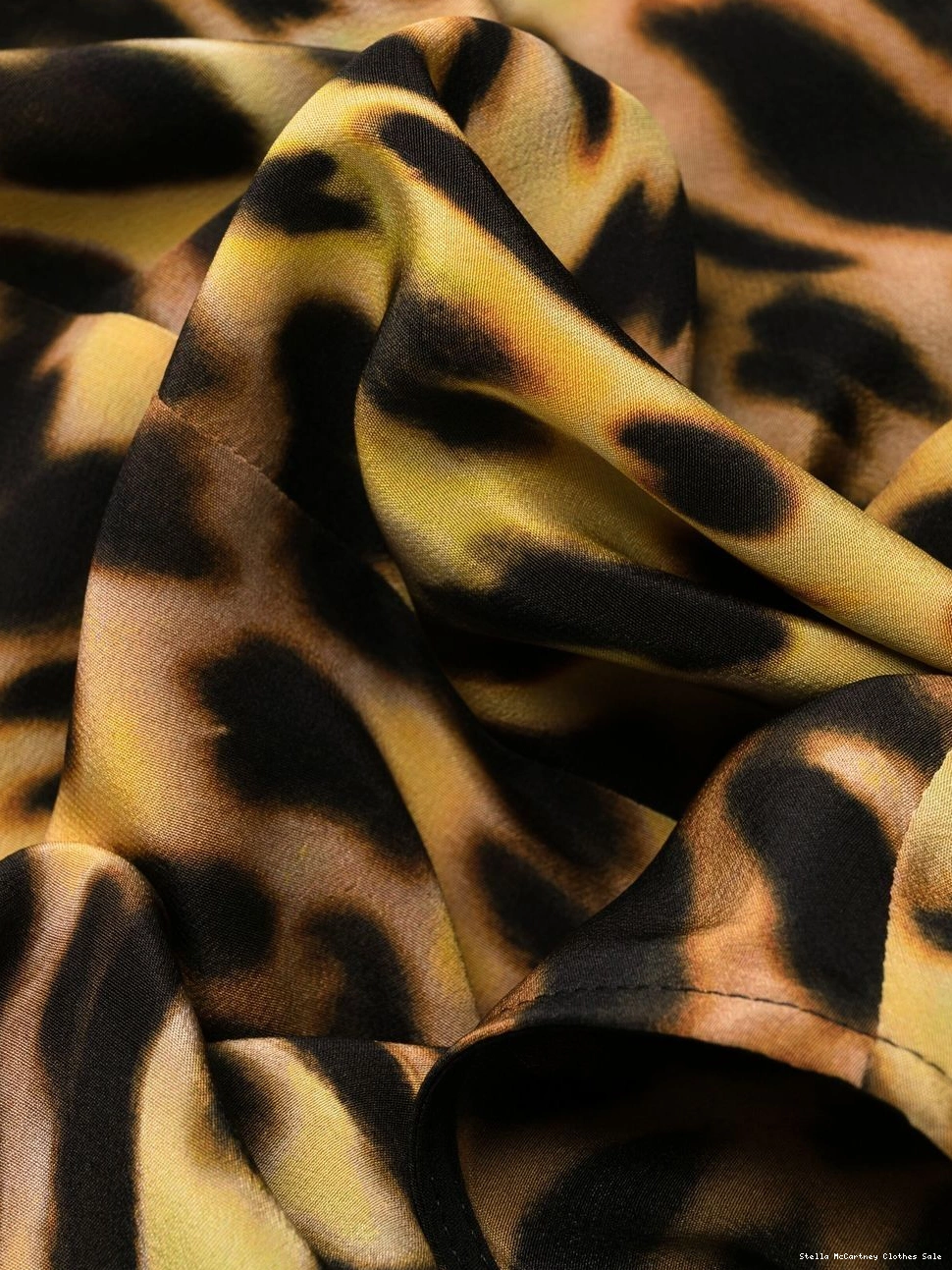 Affordable dress Women Stella leopard-print silk flounce McCartney 0626